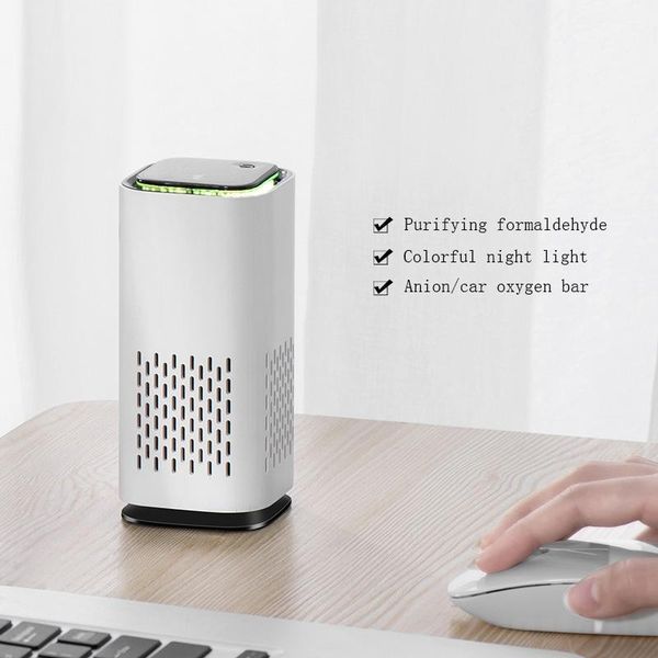 

air purifiers car purifier cleaner negative ion usb mini home vehicle remove formaldehyde accessories1