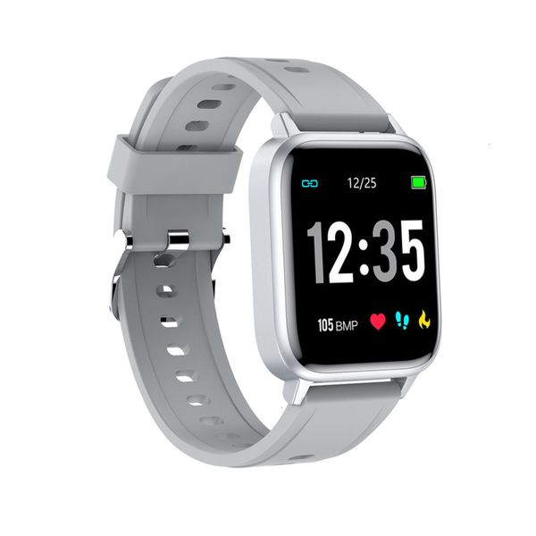 

smart watch gt01 real-time temperature monitoring 1.3 inch curved color screen multi movement mode telephone information reminder, Blue