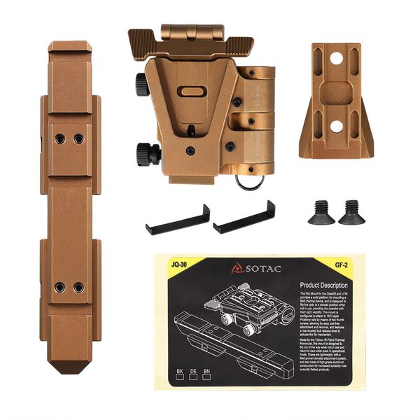 

outdoor tactical g33 mounts magnifier flip-to-side quick detach w/ 5/8