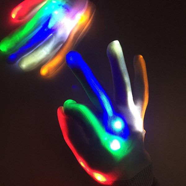 

fengrise halloween children led gloves halloween party decoration finger toys keep warm gloves horror hallowen party supplies jllpag