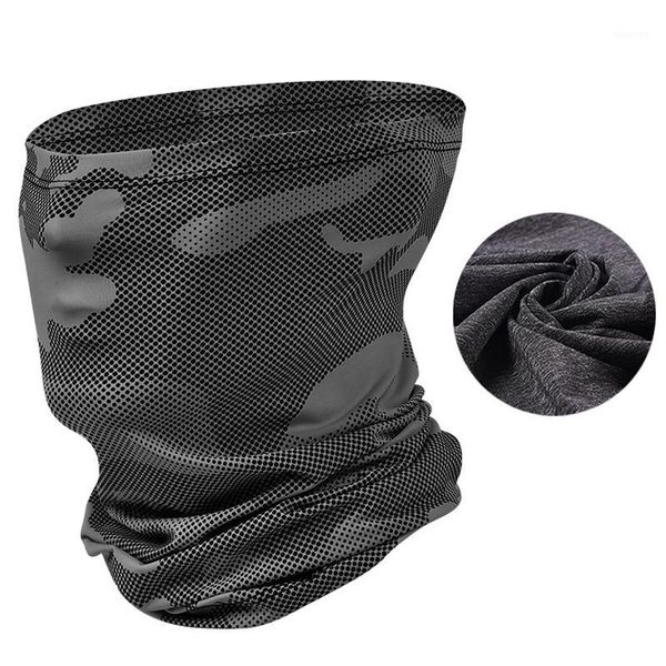 

cycling caps & masks outdoor scarf muffler sun protection headwear bandanas camouflage multipurpose fishing face neck cover1, Black