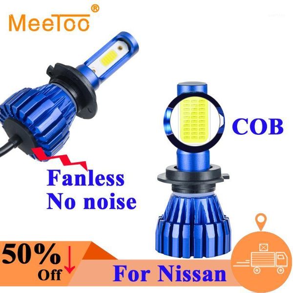 

12v 6500k h4 led car headlamp bulb led h7 h11 9005 9006 4300k 3 auto fog light for qashqai/altima/versa/200sx/cabstar1