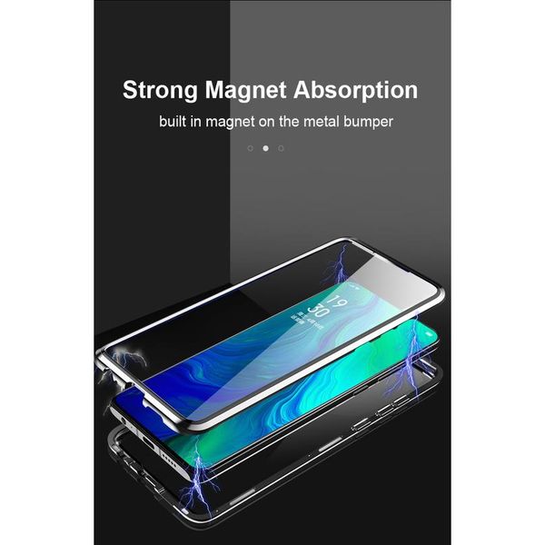 

360 magnetic adsorption metal case for oppo realme 7 6 5i reno 4 3 pro lite a9 a5 a31 a11x 202 wmtmfz