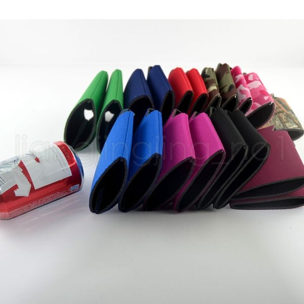 

stubby fashion blank neoprene holders cup sleeve foldable beer cooler bags for wine food cans cover kitchen tools tta133