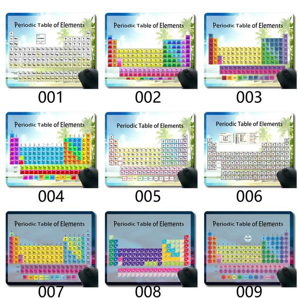 

periodic table by chemistry elements pad,flower starry sky mouse mats