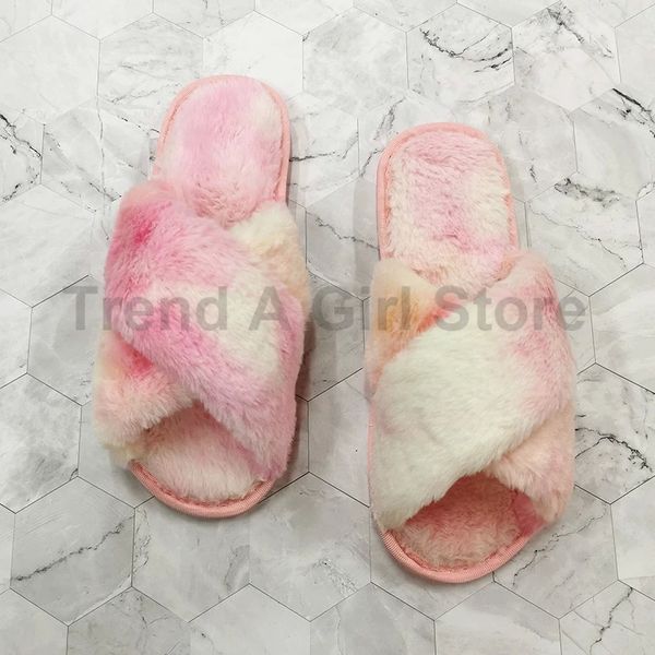 

2020 new autumn women slippers indoor shoes winter soft home slippers plush warm non-slip fur shoes flat casual female #vt6m, Black