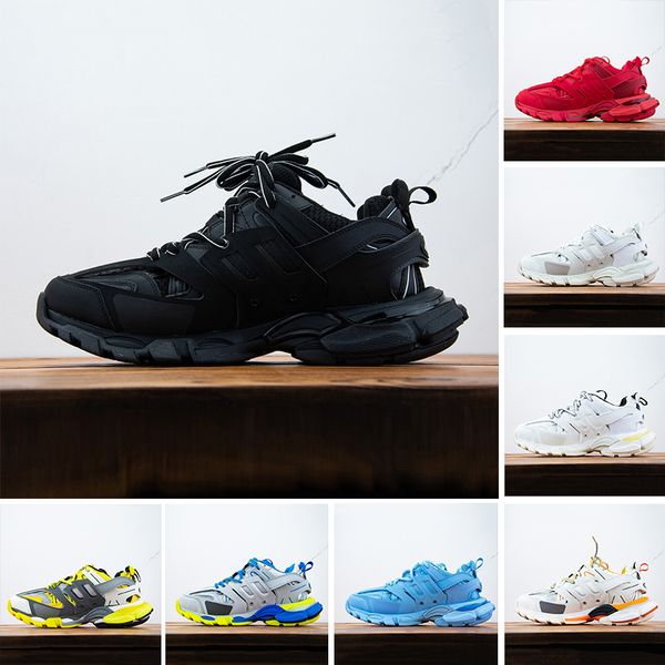 

paris track 3.0 men women running shoes 2.0 fashion blue white luxury designer triple s comfort mens sports sneakers