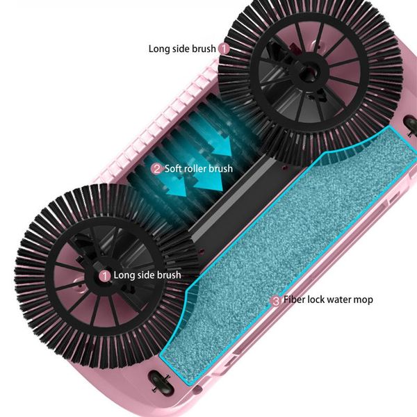

уборка напольная рука push sweeper бытовой веник doublepan mop все в одном подарке sop sweeper без мертвых угловых уборки