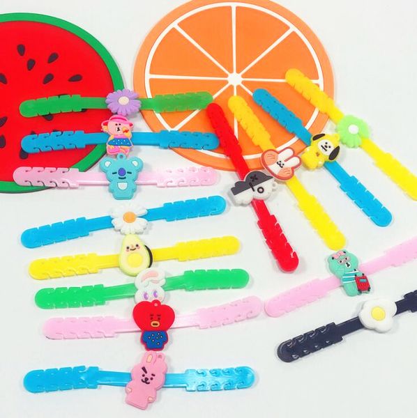 

children cartoon face hooks adjustable anti-slip protection mask ear grips extension hook cute masks buckle holder dhb1503
