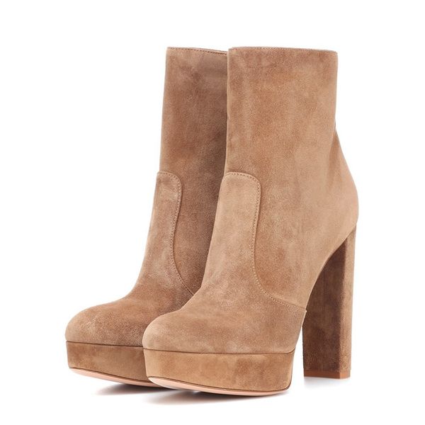 

новый стиль стая круглый носок mid square high zip jump boots сексуальные бомбы обуви от женщин tl-a0201 6s6j, Black