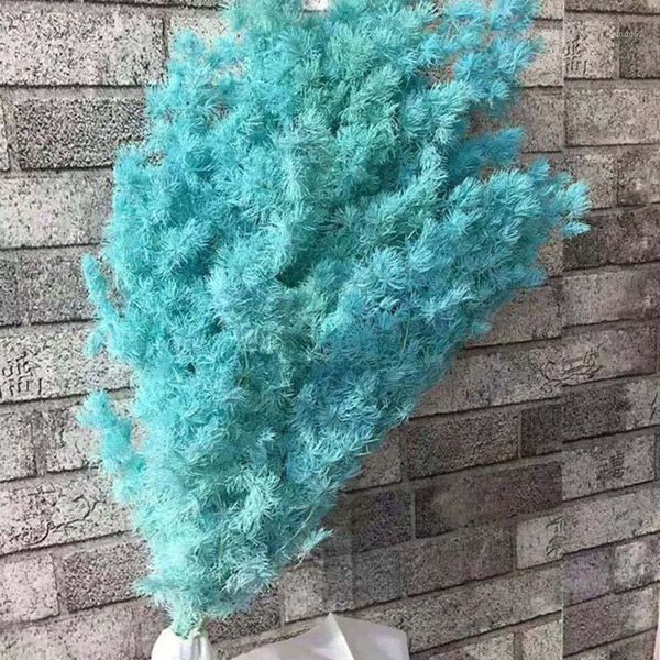 

1 bouquet preserved flower peng lai song dried flower p props wall decoration bouquet material manual diy vases for home1