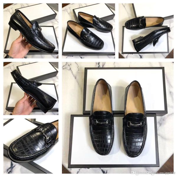 

mi 2020 black blue khaki shoe mens loafer genuine leather big size slip on men dress shoes designer shoes wedding formal shoes 33