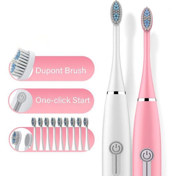 

smart electric toothbrush 1pcs fashion convenient waterproof sonic ultrasonic brush clean oral hygiene bathroom products1