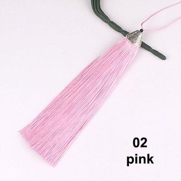 

2pcs lot 17cm tassel decorative silk diy tassels silk tassel sewing fabric accessorie fringe trim for diy pendant tassel decor h jllbne