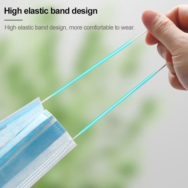 

dhl disposable 3-layer black protection and personal health mask with earloop mouth face sanitary masks