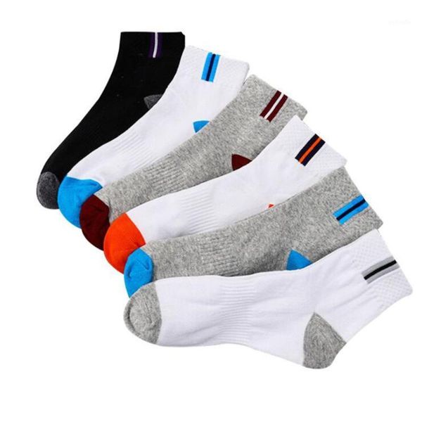 

1 pairs men socks stretchy shaping teenagers sock suit for all season non-slip durable male socks hosiery sweat-absorbent1, Black