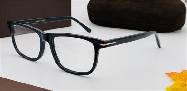 

new fashion design optical prescription glasses 5356 square glasses frame retro classic design simple and generous style hd lens, Black