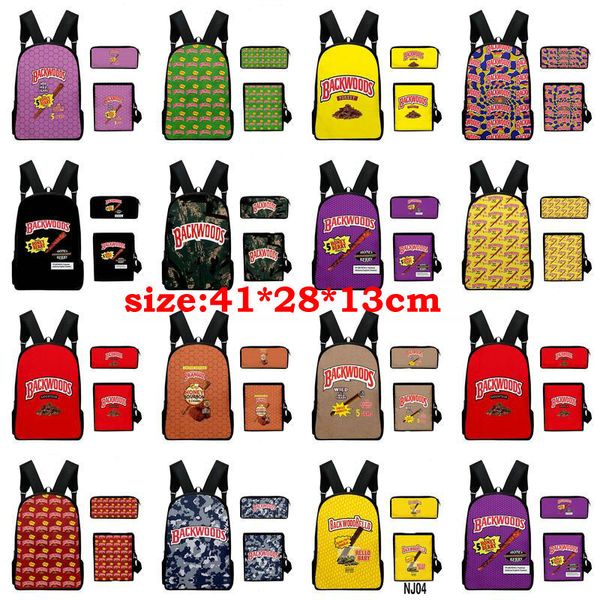 

14styles 3pcs/set backwoods camouflage camo army green backwoods wild mild cigars light purple boys rucksack penbags jllaer