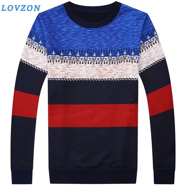 

casual autumn winter warm pullover knitted striped male sweater men dress thick mens sweaters jersey clothing, White;black