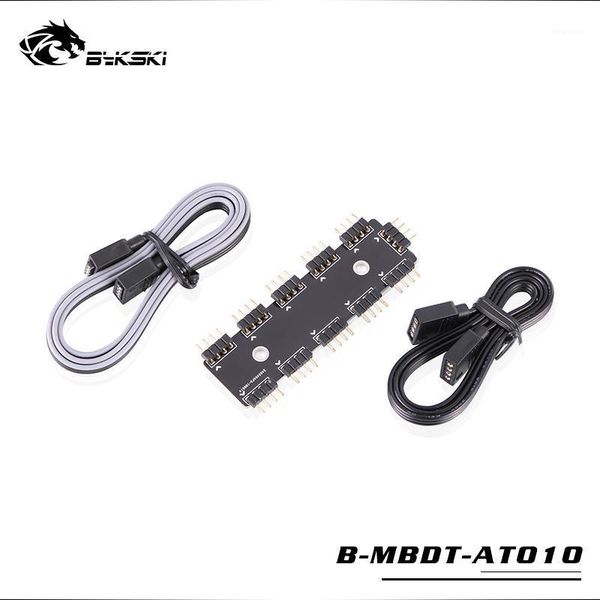

bykski rgb hub / rgb header extend 1 to 10 / for 4pin 12v led strip adapter1