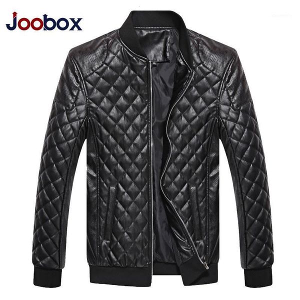 

men's fur & faux 2021 autumn winter men's leather jacket casual fashion stand collar motorcycle men slim pu coats1, Black