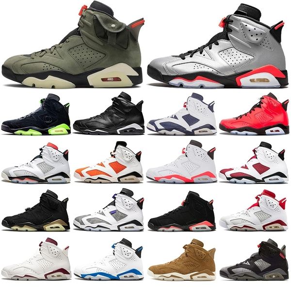

jumpman 6 6s basketball shoes hare dmp mens athletic sneakers washed denim travis scotts oregon ducks trainers with socks eur 40-47