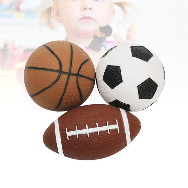 

fitness balls pack of 3 odorless nontoxic safe funny soft mini sport basketball soccer rugby for kids1