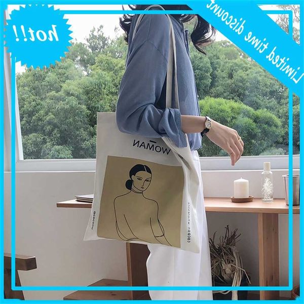 

a225 korean simple canvas bag