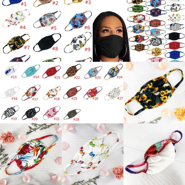 

mask butterfly double foral layer print dustproof anti-uv designer face masks women men mouth cover washable breathoutletrz23