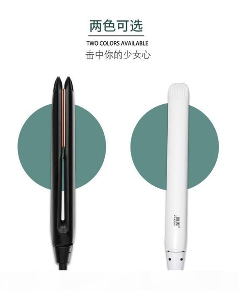 

я чжоу фанерного прямых волосы завитых двухцелевая внутренняя пряжка negative выпрямление совет ion клип взрывы straight марка, Black