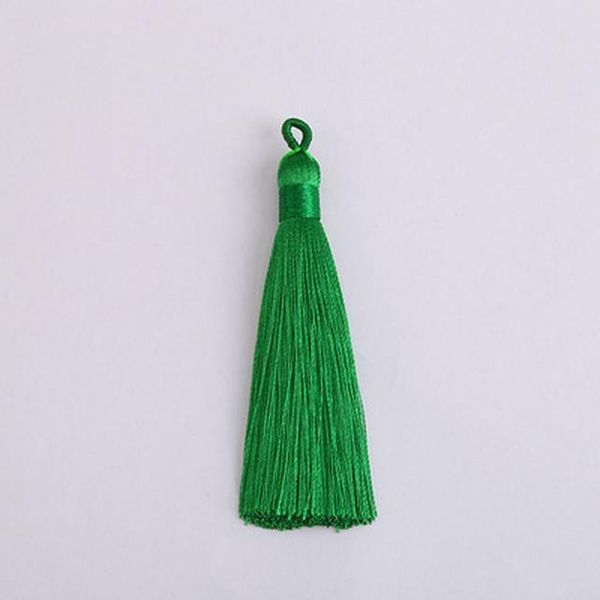 

10pcs lot 8cm cotton silk tassel for earrings charm pendant satin tassel diy jewelry making handmade pendant craft accessories h jllksg