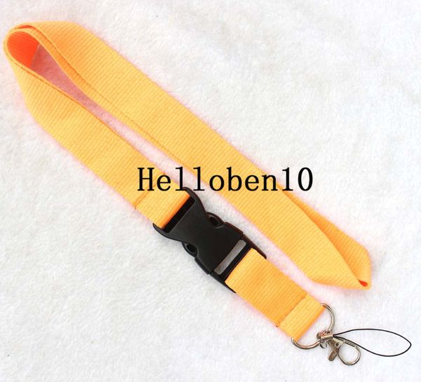 

id lanyard detachable trigger clip with orange neck card/badge holder, Silver