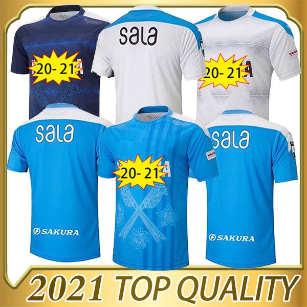 

20 21 j2 league jubilo iwata soccer jerseys 2020 home blue #10 shunsuke soccer shirts customized football unifor, Black;yellow