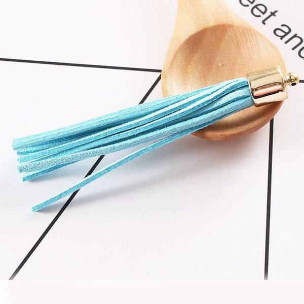 

12pcs bag fashion women casual triple leather tassels keychain bag pendant alloy women car key chain ring holder gl5038 h jllwns, Silver