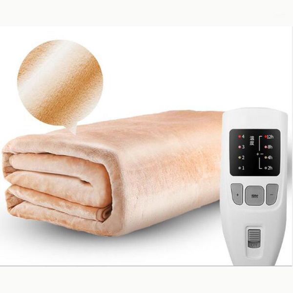 

180cm safety dual temperature timing controller electric heating bed blanket home cushion warm pad d2271