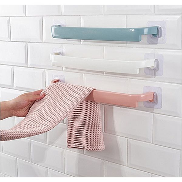 

bathroom shelf pendanttoilet paper holder plastic self adhesive towel rack wall mounted hanging hook bathroom supplies bathroom shelf wmtttj