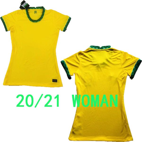 

new woman 20 21 neymar jr maillots de foot coutinho paulinho soccer jersey marcelo g jesus football jerseys 2020 2021 woman football jersey, Black