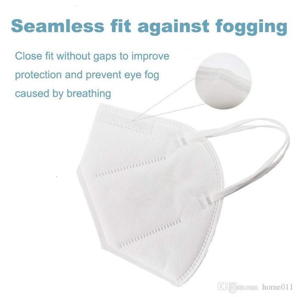 

factoryotlqface mask kn 95 non-woven disposable masks fabric dustproof windproof respirator anti-fog dust-proof fa