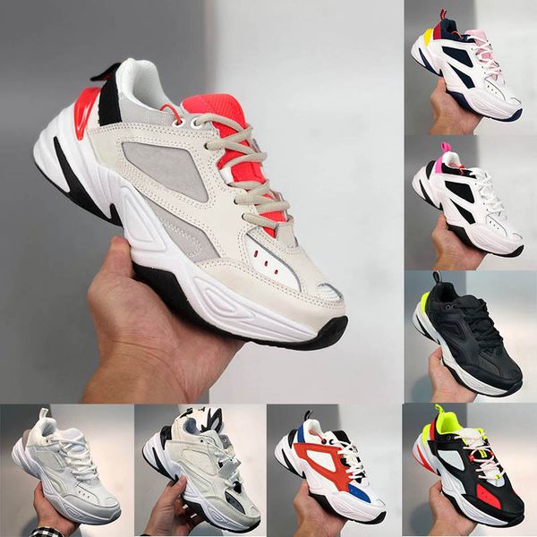 

m2k monarch 2k tekno 2000 dad chunky men women running shoes triple black white khaki cool white blue platinum tint sports sneakers