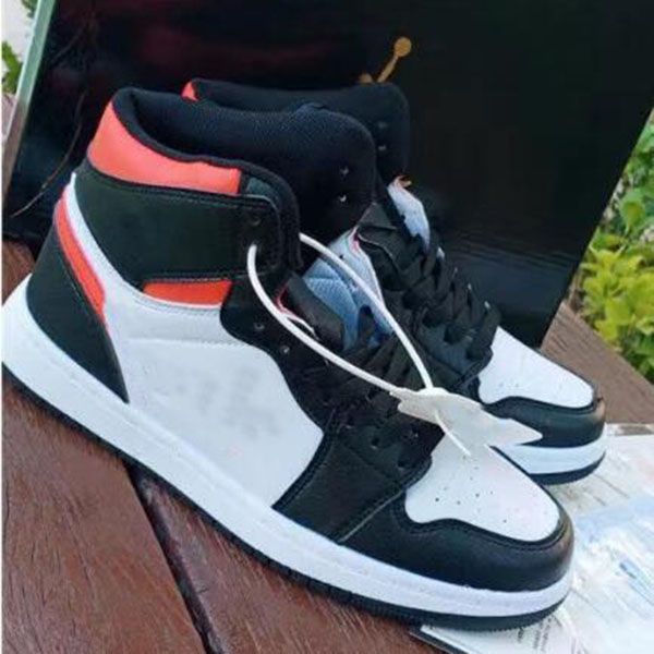 

fashion mens skateboard casual shoes high leather outdoor shoe for men women sneakers size 36-44 r007, Black