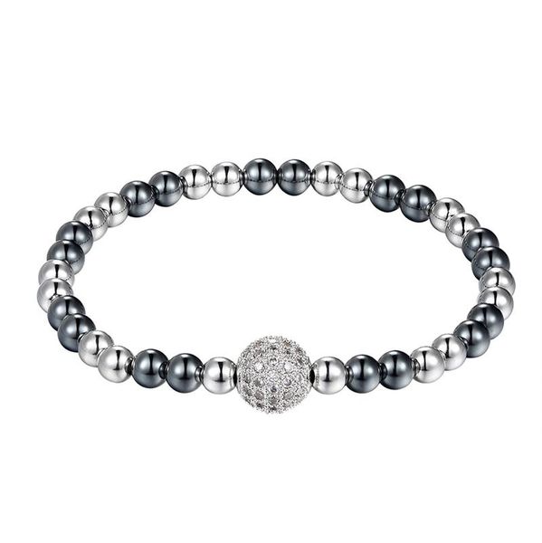 

livvy 2018 new trendy people cz beads gray pearl copper beads bracelets jewelry crowns men's jewelry pads yoga men jewelry bbytae bdeho