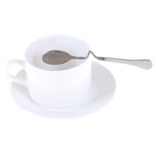 

1pc stainless steel multifunctional milk coffee mixing spoons teaspoon with curved handle honey spoons 1pc stainless h sqcykn