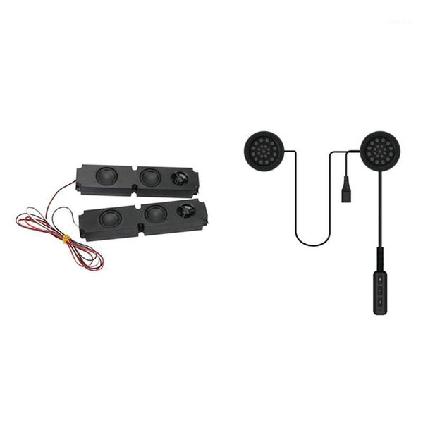 

headphones & earphones 1 pair 8ohm 10w long box full range subwoofer speaker set mh01 motor bluetooth headset motorcycle helmet earphone1