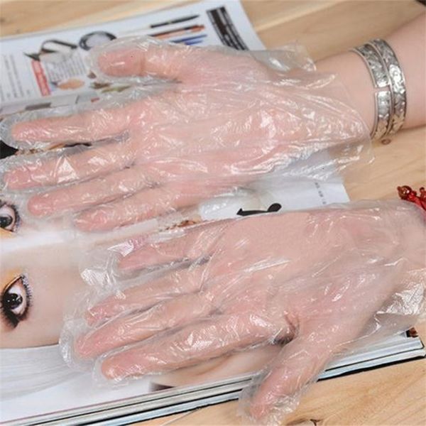 

factoryz3hffactorynptndisposable plastic desechables eco-friendly guantes multifunctional gloves 100pcs/set rekawiczki jednorazowe