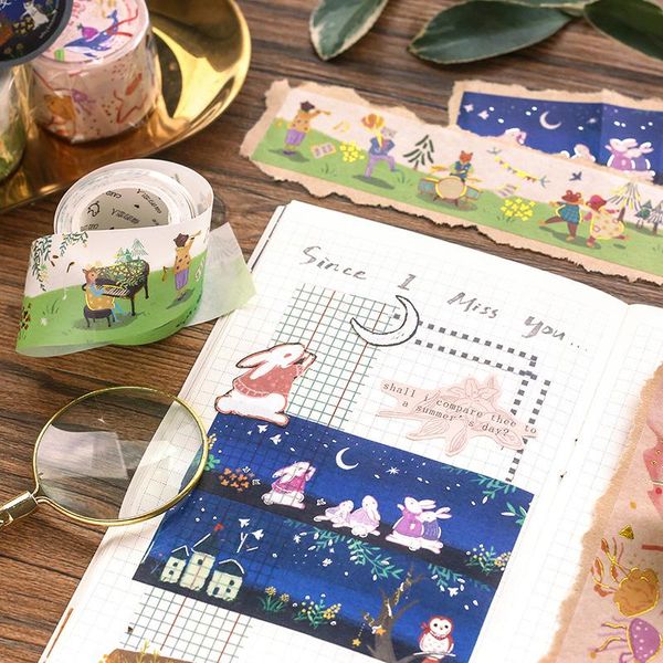 

2016 st story meething washi tape craft decorative masking diy adhesive scrapbook sticker tape forest story h