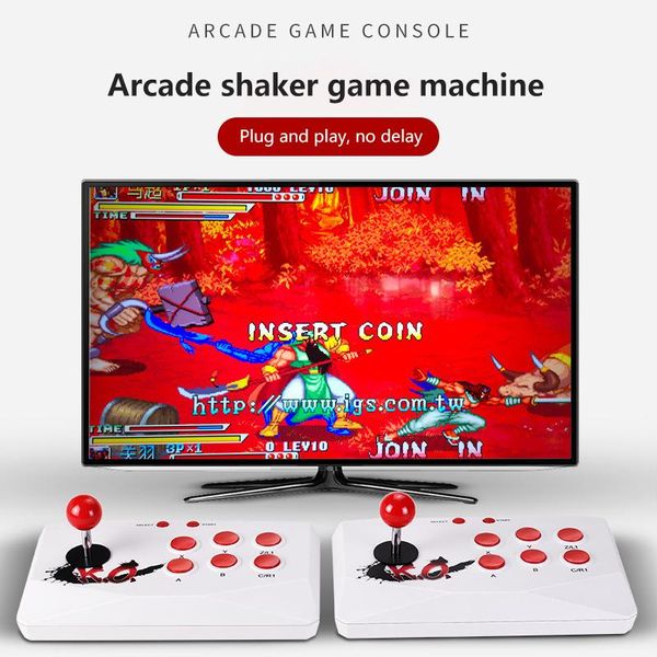 

16 bit arcade 2.4g wireless double controller game player built-in 2000 games console