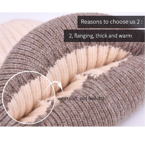 

kids winter real fur hat children knitted cap real big fur pom pom hat wool beanies warm baby real raccoon qyltvp