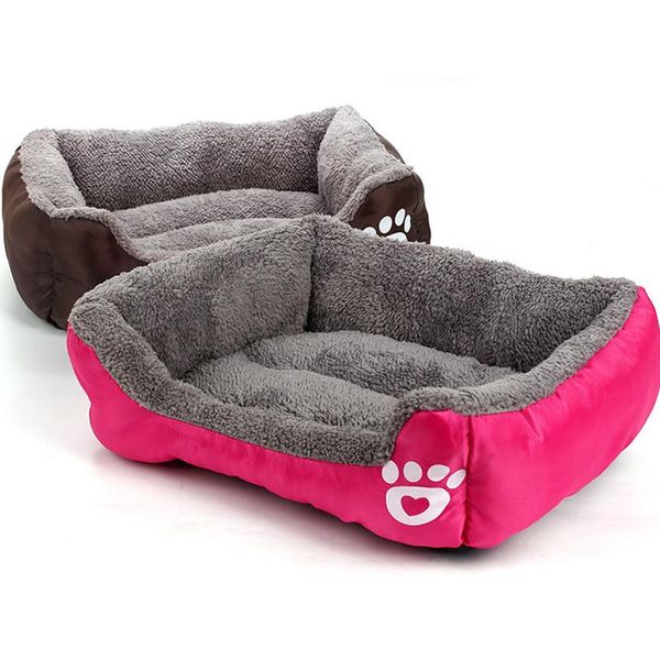 

kennels & pens s-3xl 9 colors pet sofa bed for dogs waterproof beds soft bottom fleece house cat