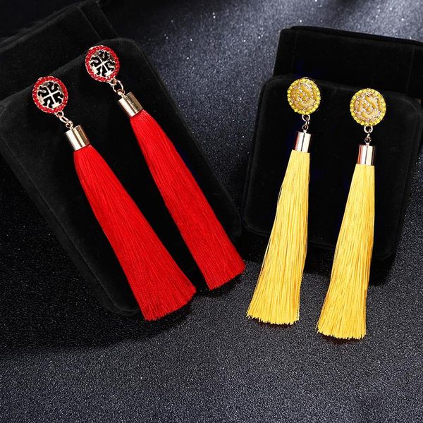 

1pair tassel earrings pendant diy jewelry making garment decorative craft tassel female personality decoration h wmtlbr