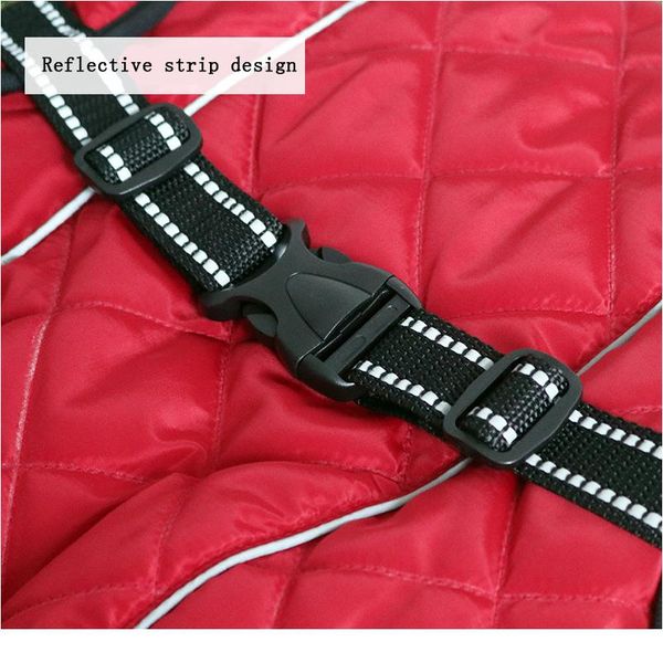 

dog outdoor jacket waterproof reflective pet coat vest winter warm cotton dogs clothing for large middle dogs la wmtfmb